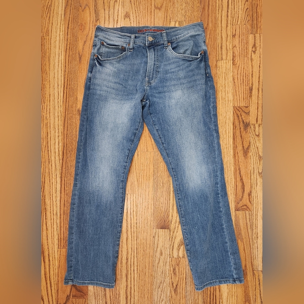 Men's Lucky Brand Jeans, Style: Straight Size: 30x29 Good Condition